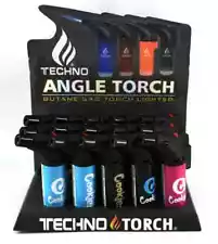 ðð¥TECHNO ANGLE TORCH LIGHTER WITH UNIQUE DESIGNS ADJUSTABLE FLAMEð¥LOT OF 5✨