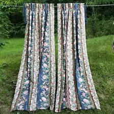 RESERVED FOR HEVALL-16 Vintage Pinch Pleated Curtains Drapes 82x24 TWO PAIR