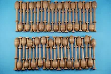 46 Old Belgian Bruges Lace Bobbins Antique Vintage Classic Flanders