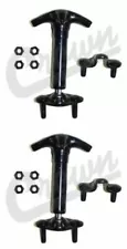 Rubber Coated Hood Latch Kit Pair For Jeeps 1945 To 1995 CJ YJ Wrangler