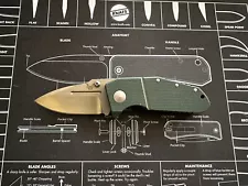 Benchmade Sibert 755 MPR Titanium Frame Lock Folding Knife with 2.9" M390 Blade