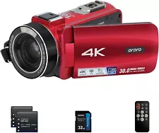 ORDRO Z88 4K Video Camera Camcorder 10X Optical Zoom 1080P 30FPS (RRP £159.99)