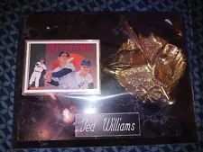 Ted Williams Card And Plaque New Still Wrapped