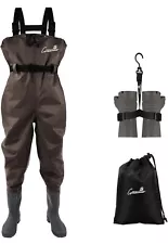 Fishing Waders for Men Women Waterproof Hunting Chest Wader with Bootfoot Belt B