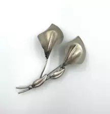 Sterling Silver Calla Lily Brooch