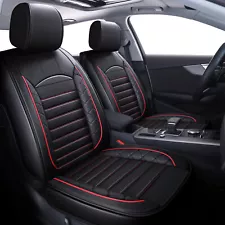 Deluxe PU Leather Full Car Seat Covers Front&Rear Cushion For Chrysler 300 300C