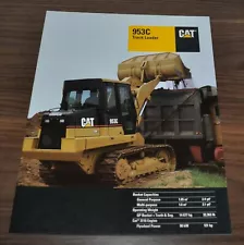 Caterpillar 953C Track-Type Loader Specification TechnicalDate Brochure Prospekt