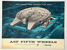 1964 ASF FIFTH WHEELS American Steel Foundaries Amsted Industries Sales Brochure