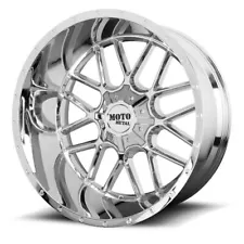 Moto Metal MO986 Siege 20x12 8x6.5 Chrome Wheel 20" -44mm For Chevy GMC Ram Ford