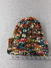 Mossimo Supply Co Beanie Toque Adult One Size Multicolor Knit Acrylic Hippy