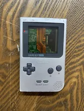 For Parts Or Repair - Nintendo Game Boy Pocket MGB-001 - Gray - Screen Issues