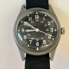 True Vtg Benrus Military Vietnam War Issue Wrist Watch DTU-2A/P Mil-W-3818B 1968