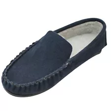 Eastern Counties Leather Mens Berber Fleece Lined Suede Moccasins (EL174)