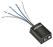 Kicker 46KISLOC2 Car Audio 2 Channel Line Output Converter w/ Remote Out Wire