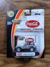 ðRARE SILVER VARIATION 1998 JEEP WRANGLER 2001 MATCHBOX COCA-COLA COLLECTION