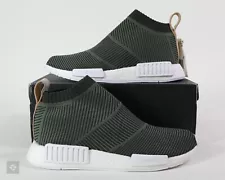 Adidas NMD_CS1 PK Night Cargo Green White Athletic Shoes Men's Size 8 (B37638)