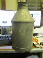 Detroit, Mich. H.A. McDonald Dairy 3-Gallon metal Cream Can MICHIGAN MI