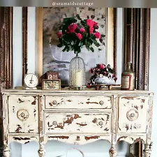 Antique Buffet! Gorgeous French Farmhouse Painted Cottage, Country,Sideboard!