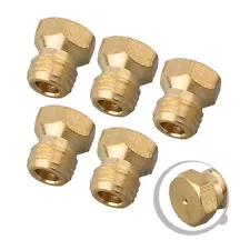 5 Pieces For Gas Stove Propane Injector Brass Nozzle Set For LPG Conversion SALE