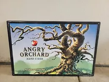 2012 Angry Orchard Hard Cider Tin Advertising Sign