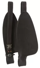 Western Saddle Synthetic Replacement Fenders - Youth Size - 18" - Black