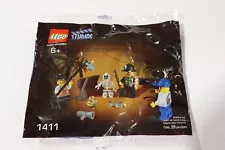 LEGO 1411 Studios Pirates Treasure Hunt w mini figs NEW in sealed bag 29 pieces