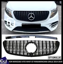 FOR MERCEDES VITO W447 PANAMERICANA GT GTR MASH GRILLE GRILL GLOSS 2014-JUN 19