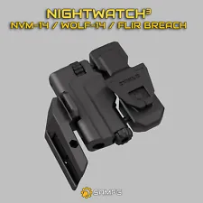 Nightwatch 3 Monocular FLIR Breach Folding Helmet *Mount* - NVG NODS PTQ136