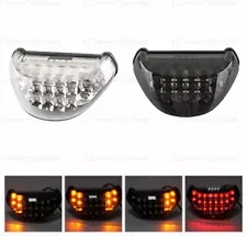 LED Turn Signals Integrated Tail Light For Kawasaki Ninja ZX12R ZX-12R 2000-2005 (For: Kawasaki)