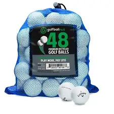 Callaway Bulk Mixed MInt Used Recycled Golf Balls Mesh Bag Included