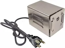 Stainless Steel Electric Grill BBQ Spit Rotisserie Motor 15W 90LB for Goat Pig