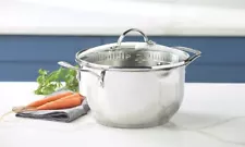 PRINCESS HOUSE PRINCESS HERITAGE STAINLESS STEEL COOKWARE 4.5Qt Straining Pot