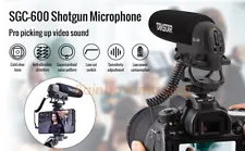 TAKSTAR SGC-600 Cardiod Shotgun Interview Microphone Mic for Canon Nikon DSLR