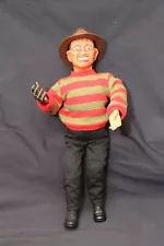 Vintage A Nightmare on Elm St Freddy Krueger Talking 18" Action Figure Doll Toy