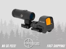 HOLOSUN HS510C Open Reflex Red Dot Sight with HM3X Magnifier Combo