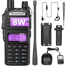 Digital Handheld Radio Scanner Fire Police VHF FM EMS Ham 2 Way Transceiver Dual