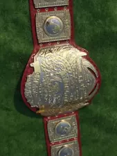 Old TNA World Heavyweight Wrestling Championship Belt 4mm brass metal dual plate