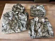 US Air Force Tiger Pattern Mobility Rain Suit XXL - Never Worn