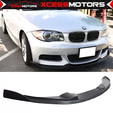 Clearance Sale! For 07-11 BMW E82 135i 2-Door H Style Front Bumper Lip Unpainted