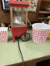 MOVIE THEATRE POPCORN MACHINE Old Fashioned Countertop Popper For Movie Nights!