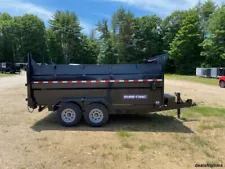 New Sure-Trac 7x14 Dump Trailer With 4' Sides and Ramps