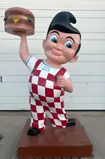 HUGE Bob's Big Boy Statue OVER 7 Tall -LOCAL PICK UP ONLY