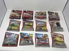 Lot Of 12 New In Package Disney Cars Mattel Diecast Box Damage New