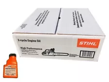 STIHL OIL MIX 1 GALLON ORANGE HIGH PERFORMANCE 2-CYCLE ENGINE CASE/48 BOTTLES