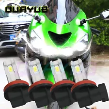 For Kawasaki zx-14r zx14r 1400 LED Headlight 4pc lightweight LED Set 2006-2020