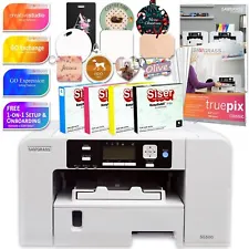 Sawgrass Virtuoso SG500 Sublimation Printer, Ink, Paper, Blanks Bundle