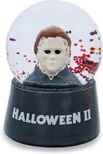 Halloween II Michael Myers 3-Inch Mini Snow Globe with Swirling Glitter Display