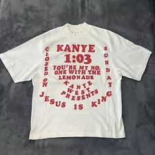 Kanye West Jesus is King CPFM Closed on Sunday Merch size S