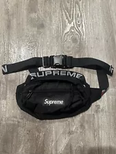 Supreme SS18 Nylon Waist Crossbody Bag BLK