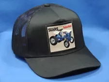 Sears Suburban Garden Tractor Hat - Black - Mesh - Snapback